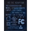ADAPTADOR AC/DC ADAPTER / CYSA15-120075 / 100-240V / SALIDA VCD 12.0V - 750mA / 50-60Hz / MODELO CYSA15-120075	